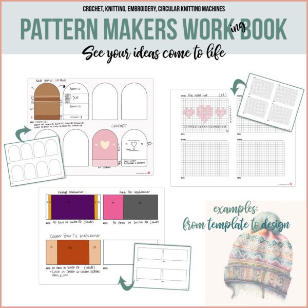 Pattern Makers Work Book Examples: Sentro Addi Knitting Crochet