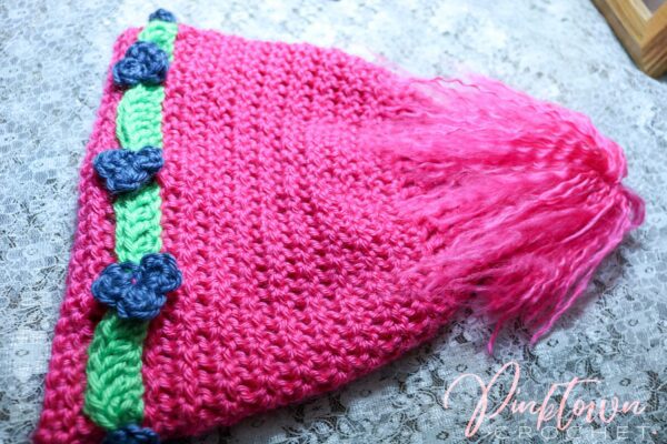 Trolls Hat Crochet Pattern for Teens