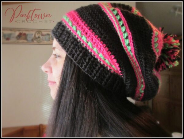 Shannon Slouchy Boho Hat Crochet Pattern